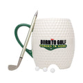 Golf Mug - Born to Golf | Golf Mug & Pen Set