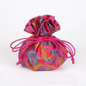 Confetti Brocade Jewelry Pouch – Drawstring Bag