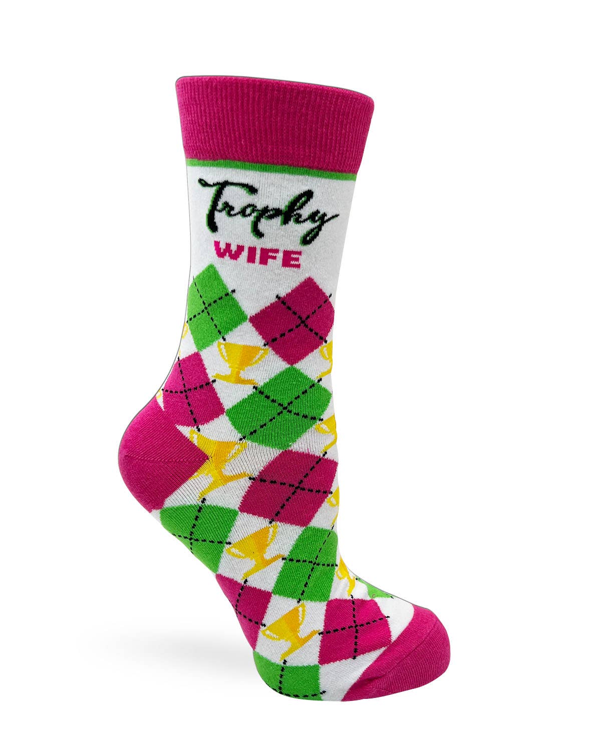 Trophy Wife Women's  Novelty Crew Socks