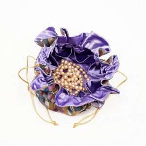 Confetti Brocade Jewelry Pouch – Drawstring Bag