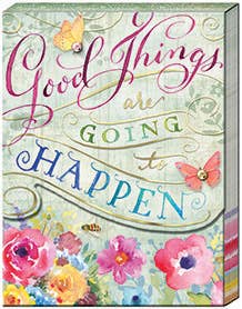 GOOD THINGS ARE GOING TO HAPPEN Pocket Notepad