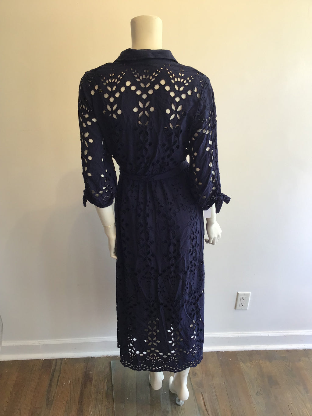 2000’s Navy Blue Rayon Lilly Pulitzer Maxi Dress Size 6
