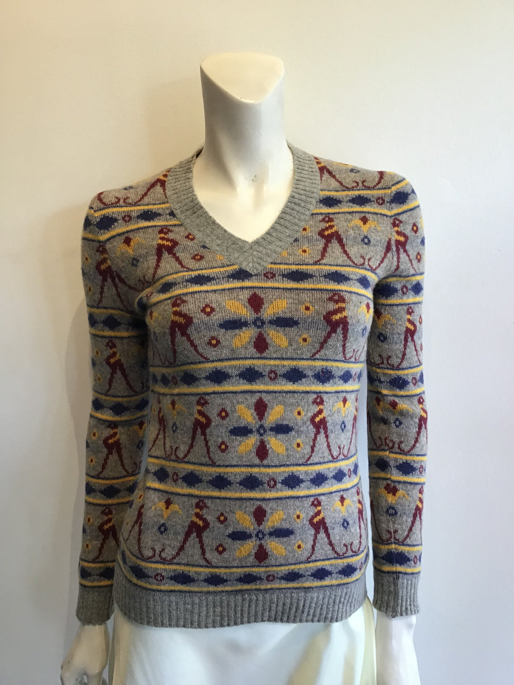 1970’s Valentino Wool Gray Sweater Size 6