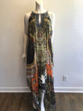 2000’s Camilla Silk Multicolored Maxi Dress Size 8/10
