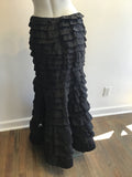 1990’s  Per Se Silk Taffeta Flamenco Skirt Size 6