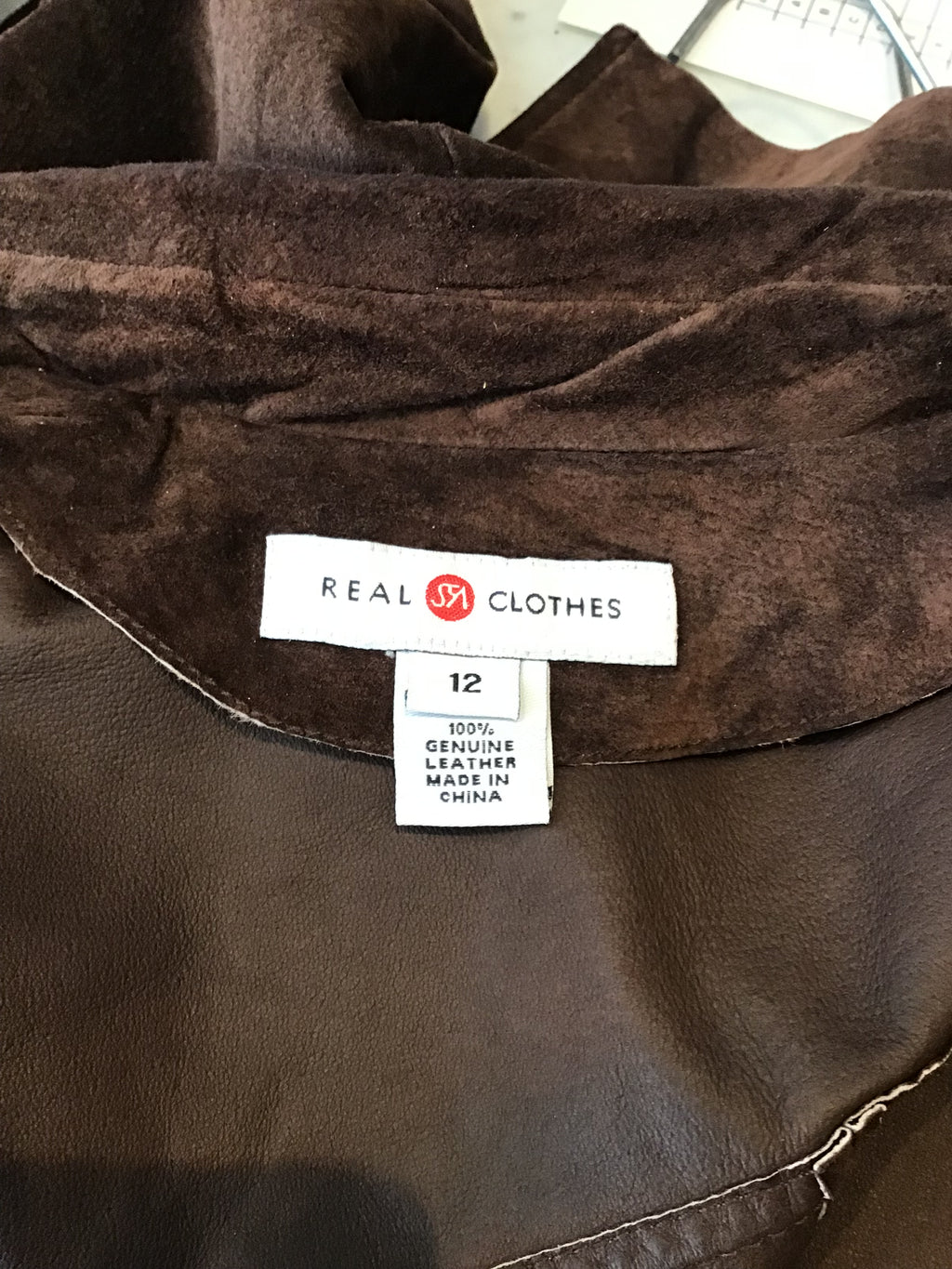2000s Brown Suede Real Company Jacket Size 12