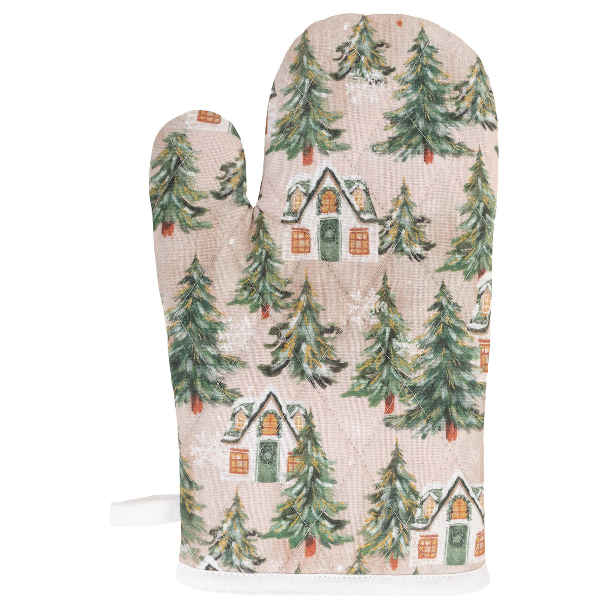Gilded Tree Cotton Ovenmitt Christmas