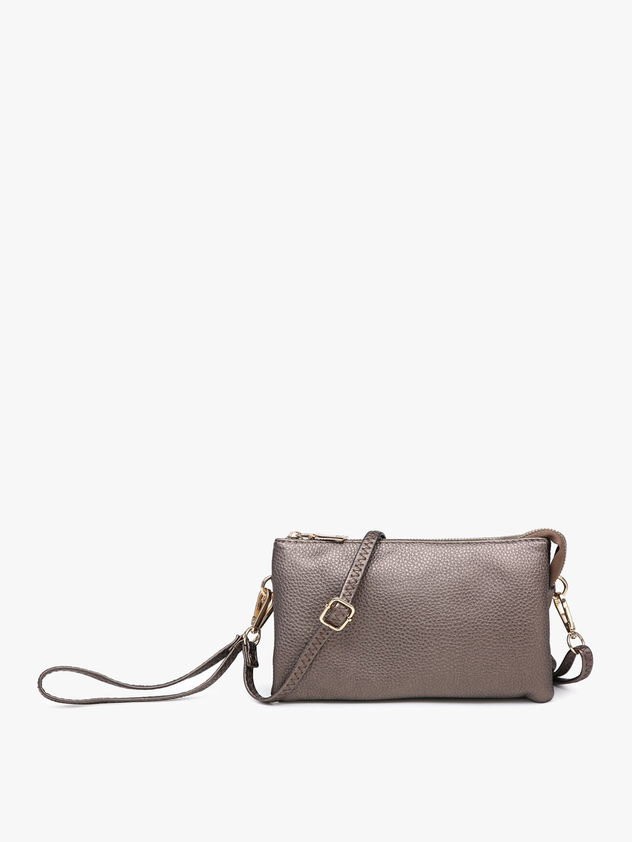 Riley Monogrammable 3 Compartment Crossbody/Wristlet | M013