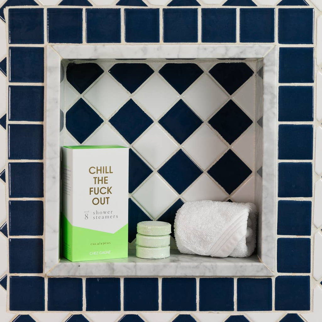 Chez Gagn e Chill The Fuck Out - Shower Steamers - Eucalyptus - Set of 8