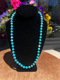Turquoise Beaded necklace 