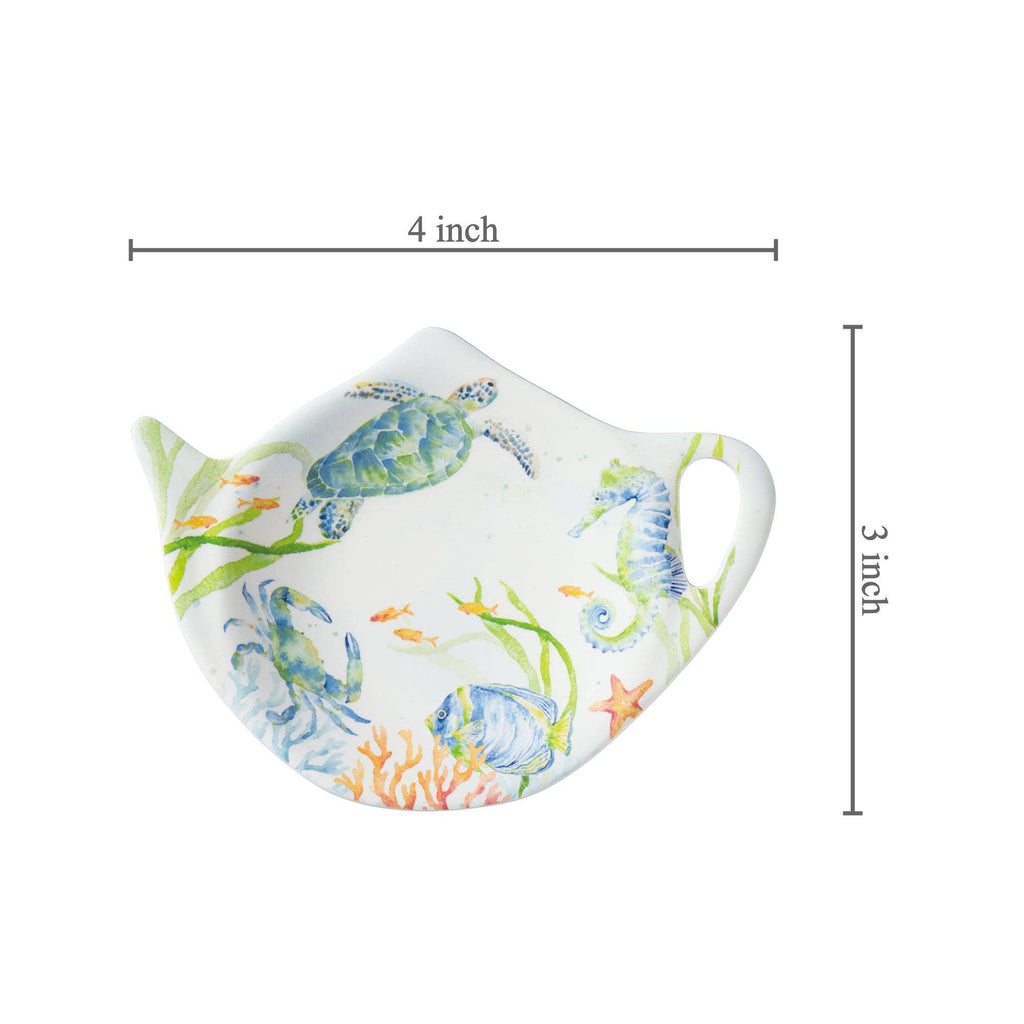 Sealife Serenade Melamine Tea Bag Holder (1)