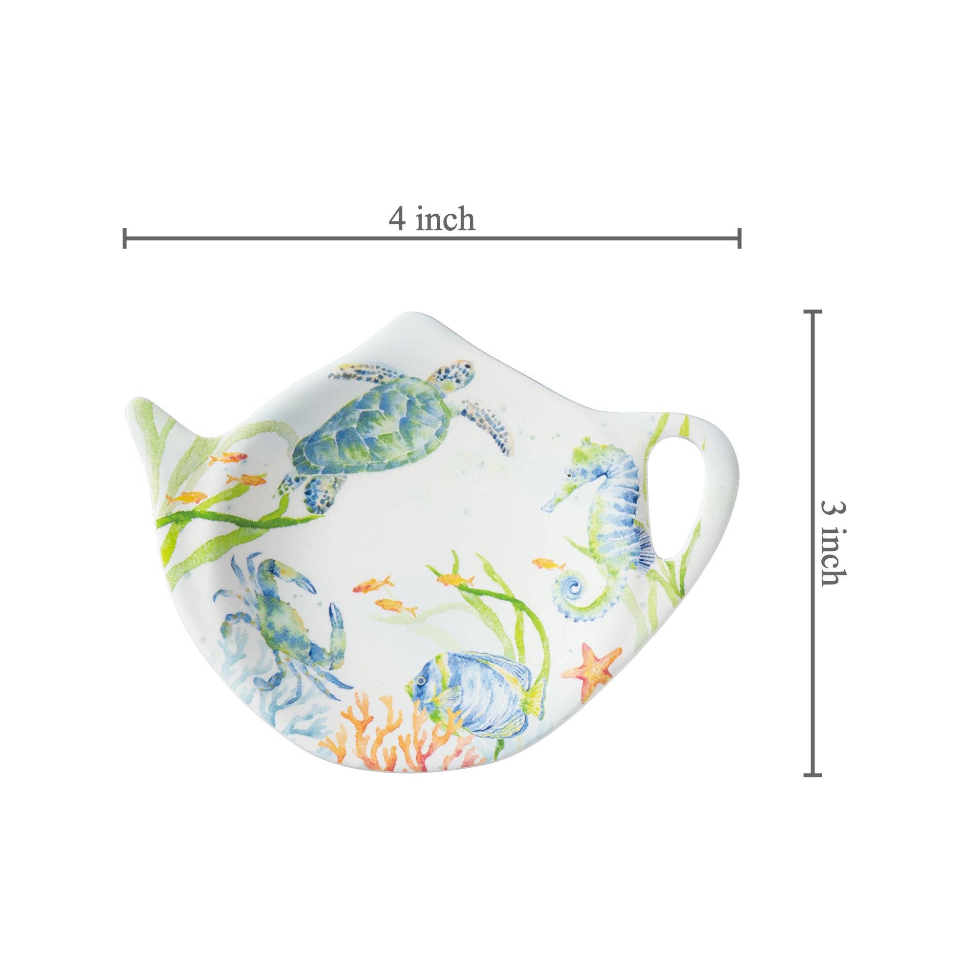 Sealife Serenade Melamine Tea Bag Holder (1)
