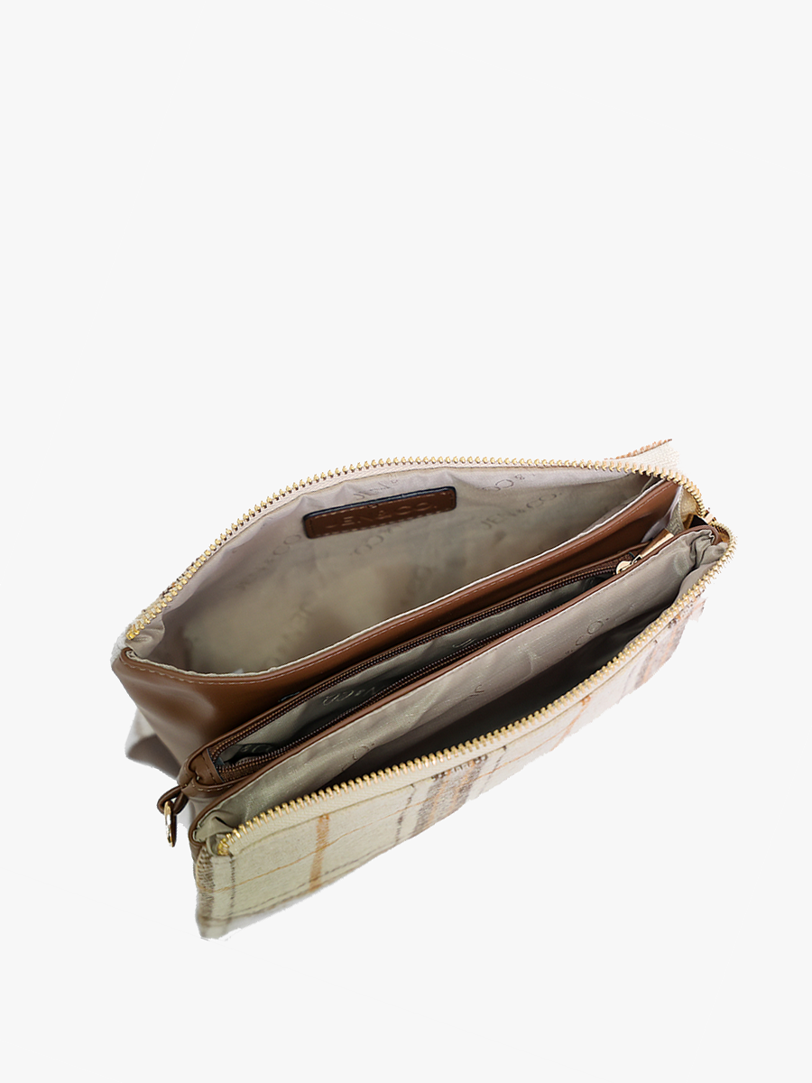 Riley Monogrammable 3 Compartment Crossbody/Wristlet | M013