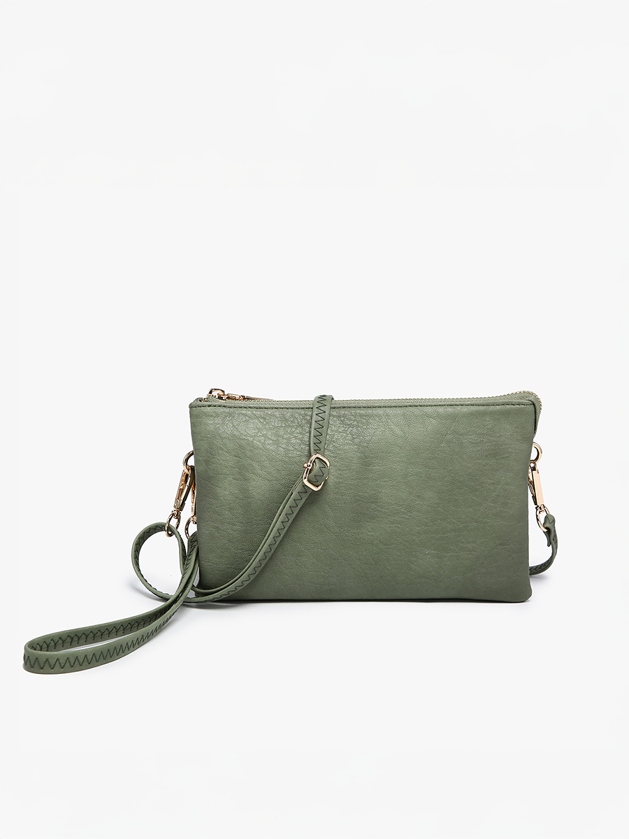 Riley Monogrammable 3 Compartment Crossbody/Wristlet | M013