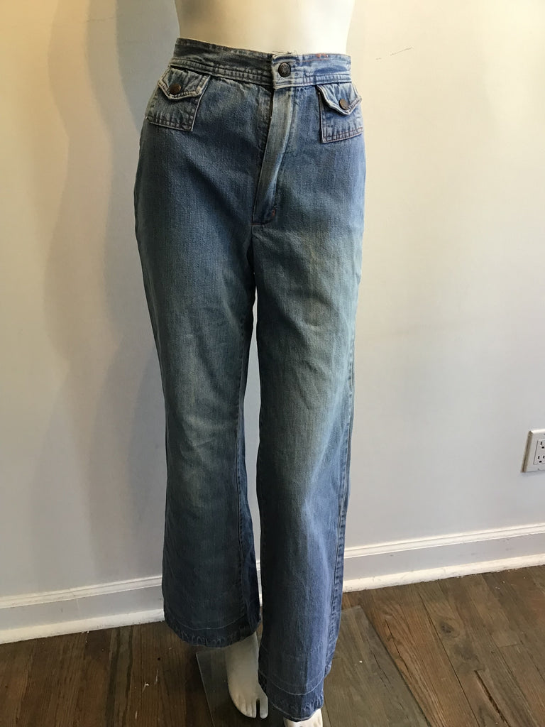 1970’s Cotton Denim Stuffed Jeans Size 4