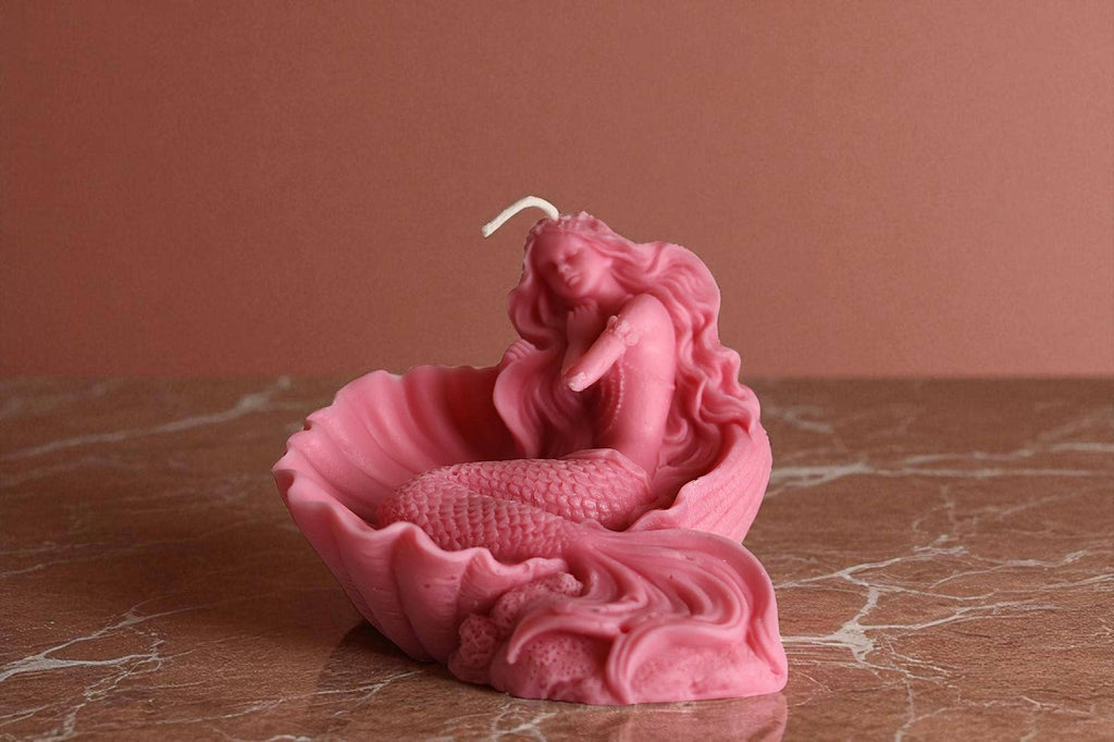Mermaid Shell Candle
