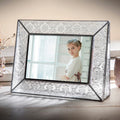 Vintage Glass Picture Frame 4x6
