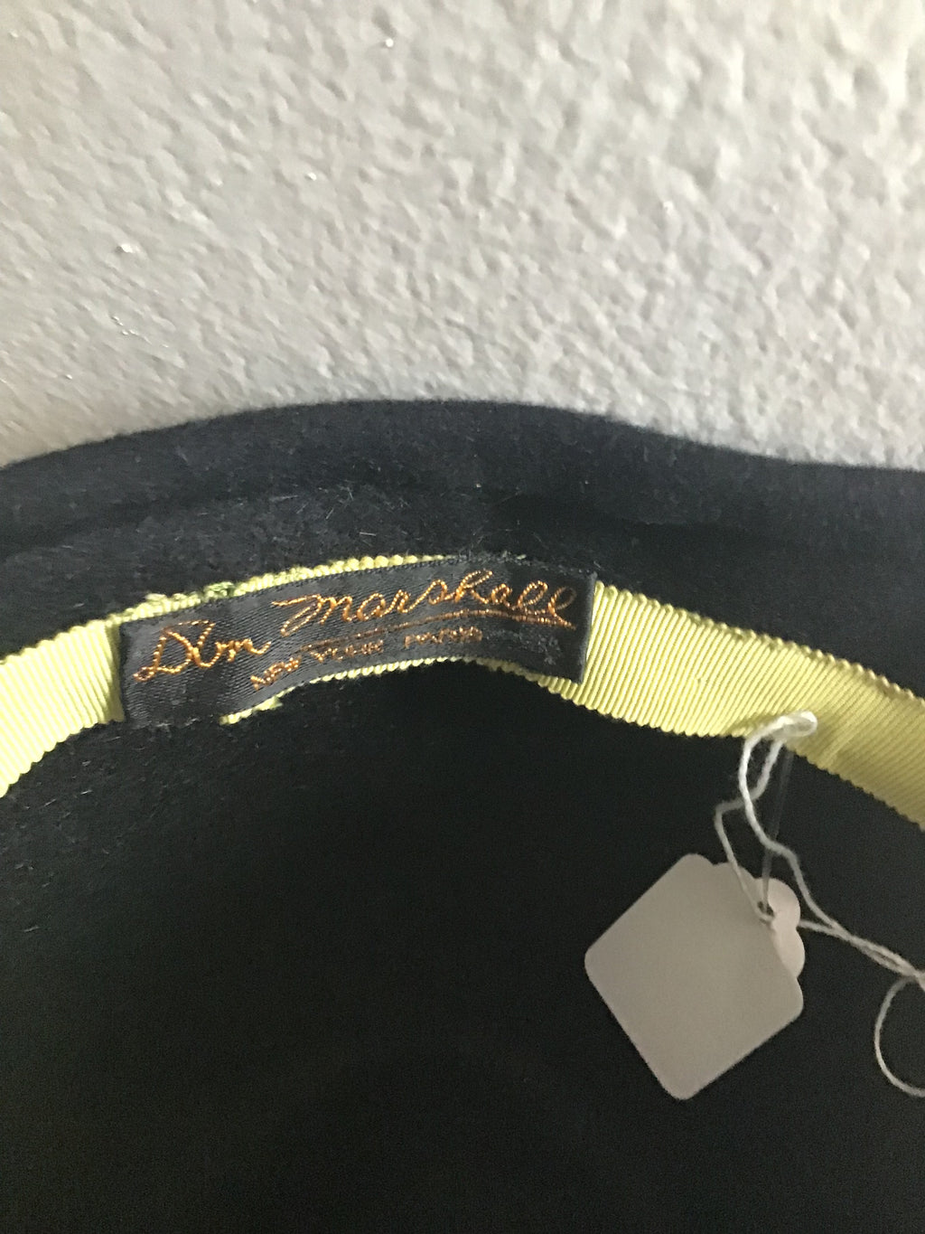 1960s Don Marshall Velvet Cloche Hat
