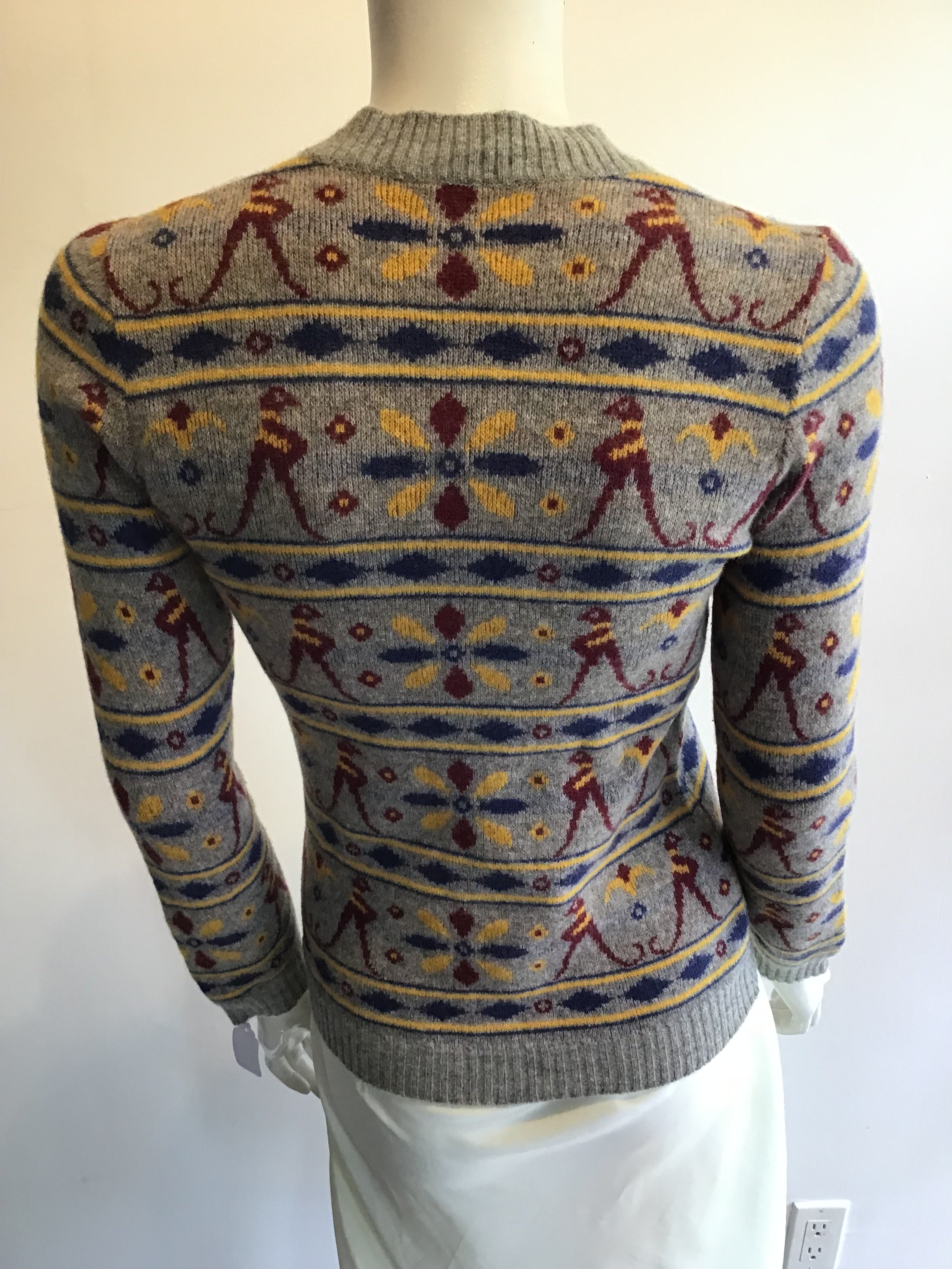 1970’s Valentino Wool Gray Sweater Size 6