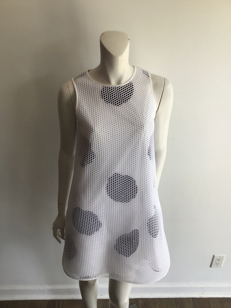 2000’s  Black and White Lisa Perry Synthetic Day Dress Size 6