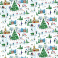 Christmas Village Wrapping Paper- Jumbo