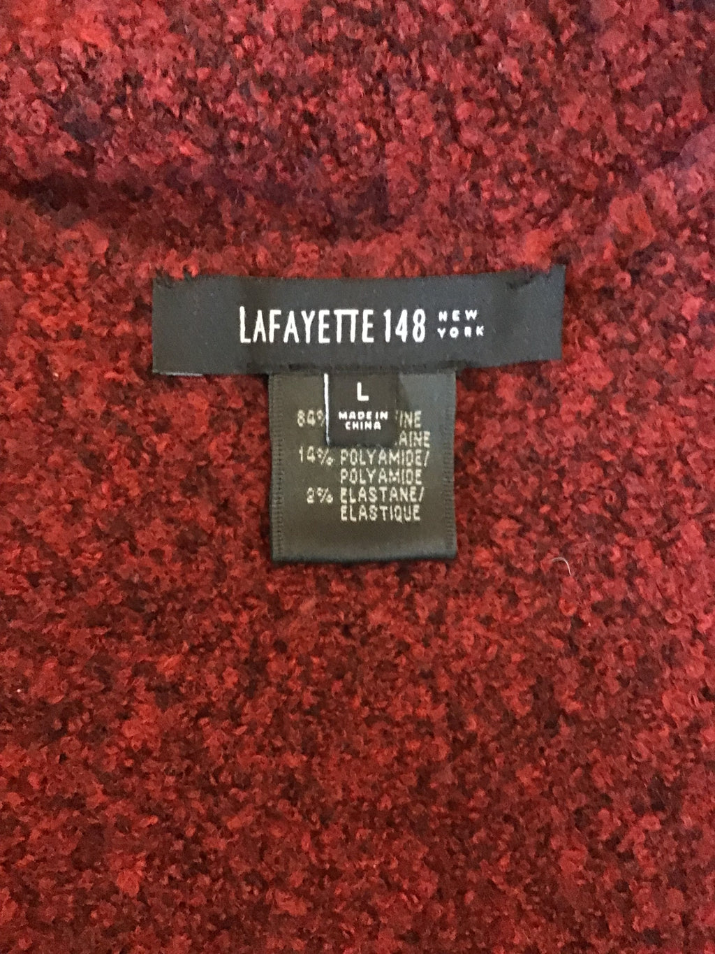 2000’s Lafayette Rust Wool Cardigan Size 10
