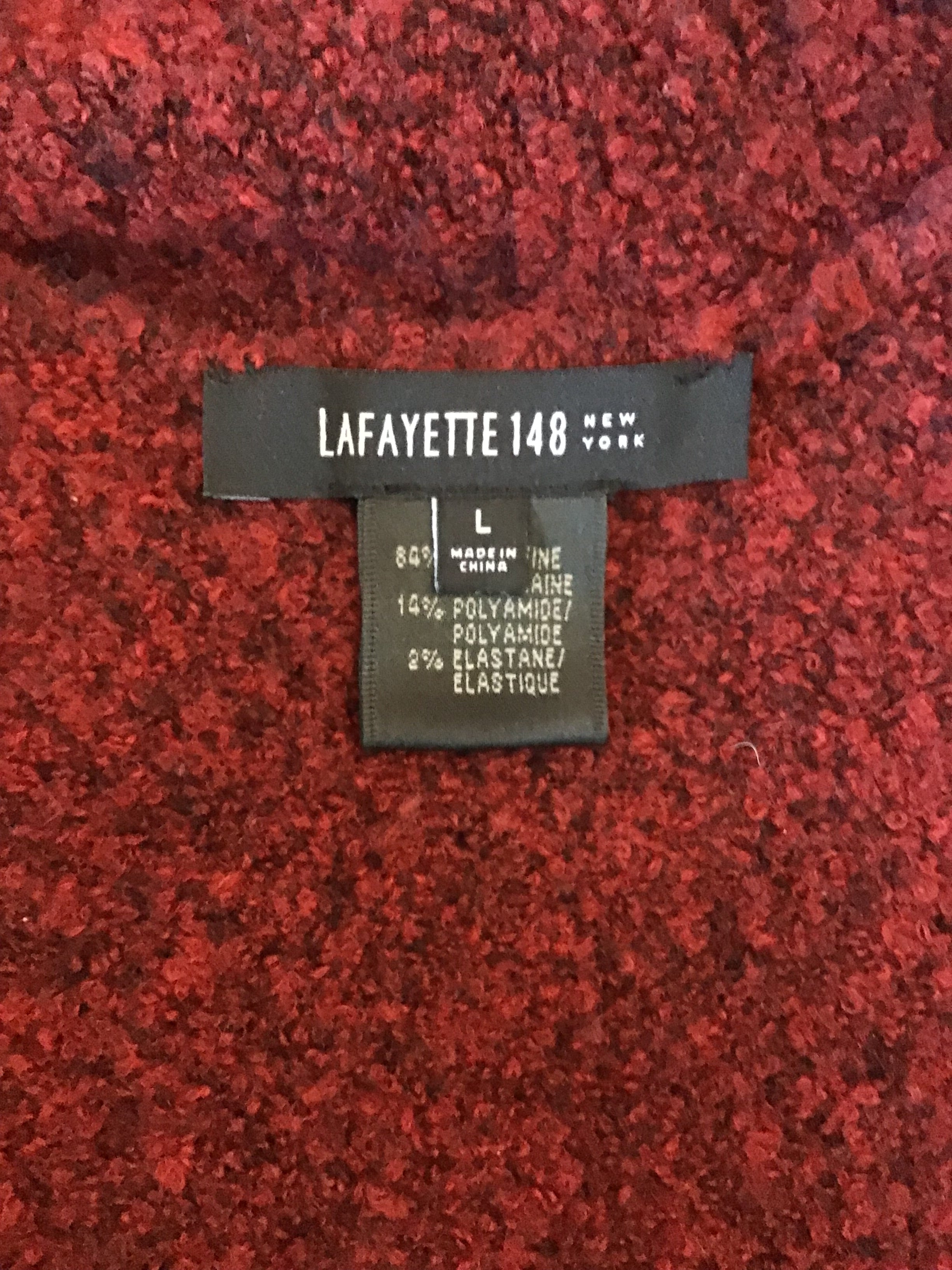 2000’s Lafayette Rust Wool Cardigan Size 10