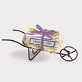 WHEELBARROW WITH LAVENDER SOAP
