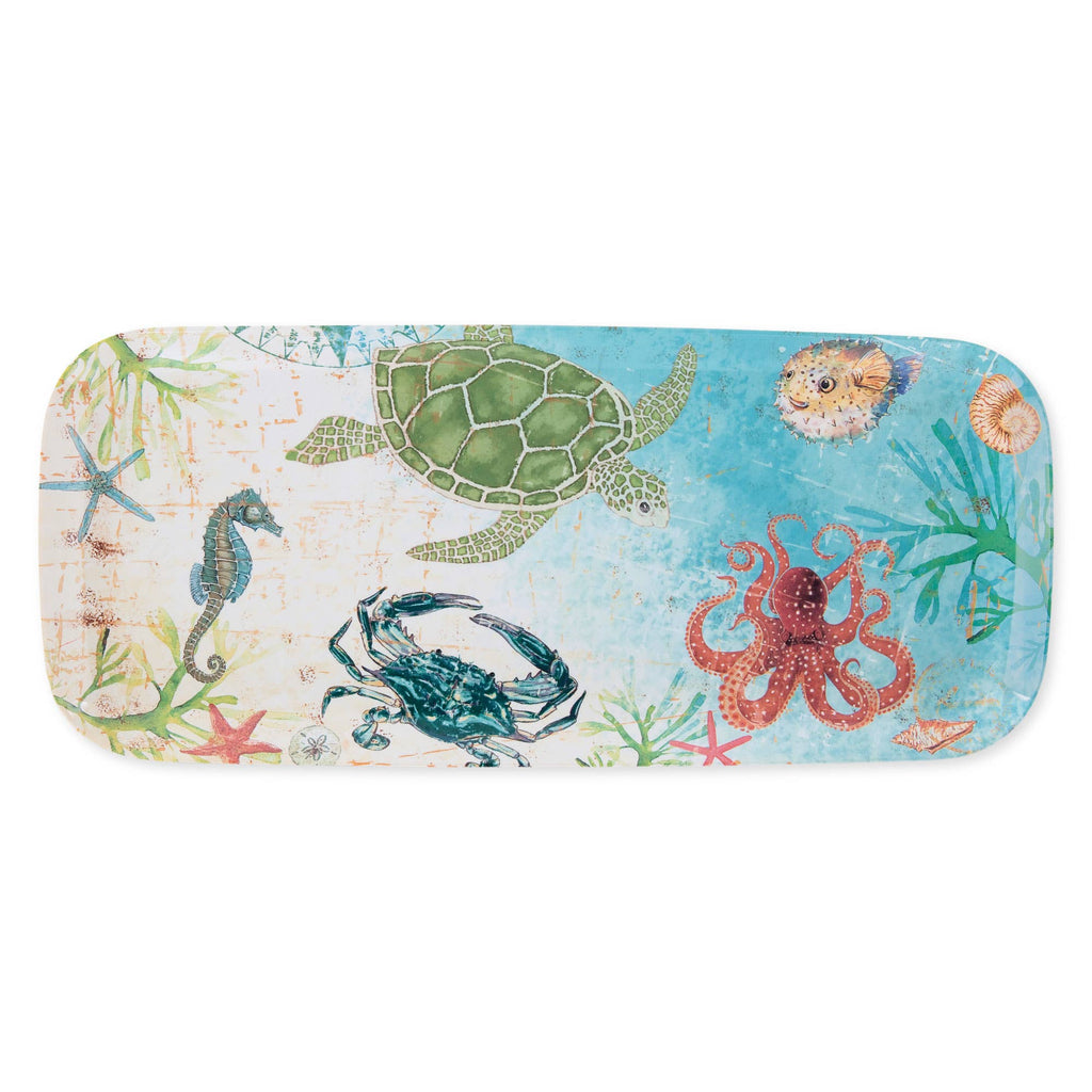 Sealife 15" Melamine Rectangle Tray