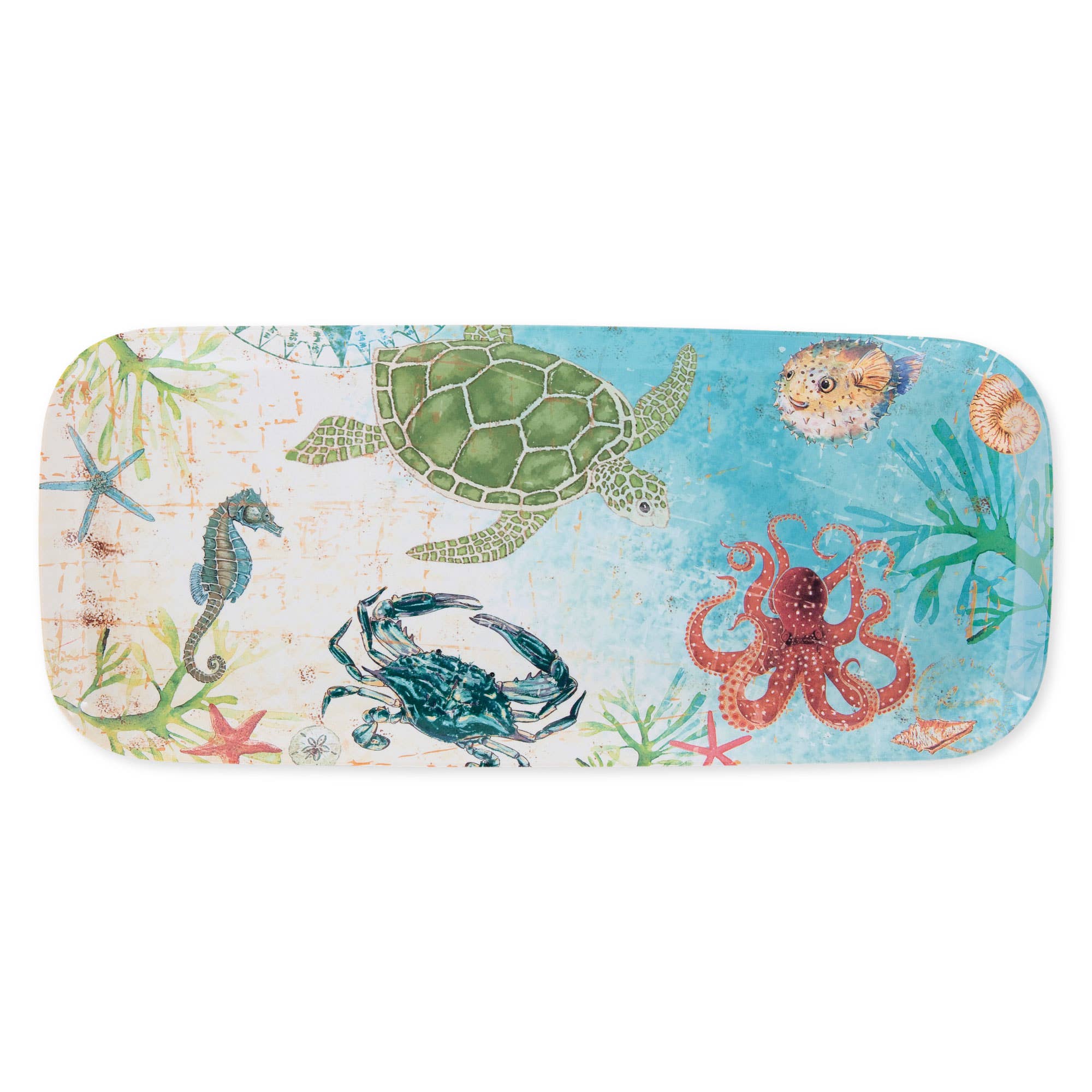 Sealife 15" Melamine Rectangle Tray