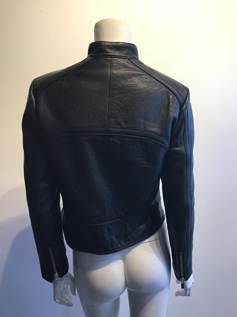 2000’s Balenciaga Black Lamb’s Leather Biker Jacket Size 7.5/8