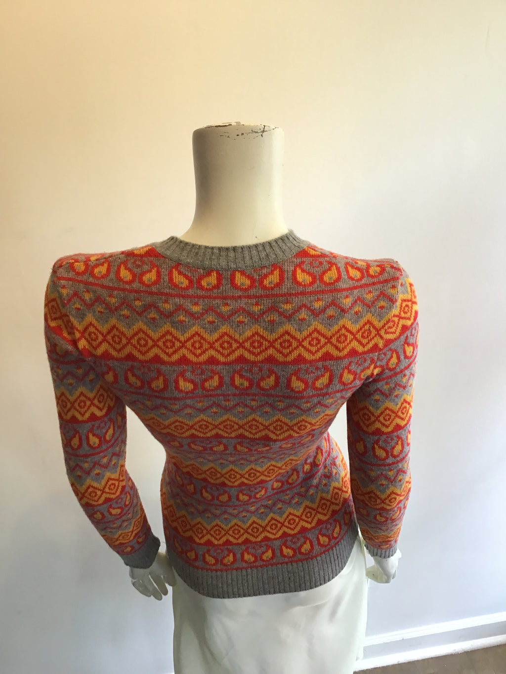 1970’s Valentino Multicolor Wool Sweater Size 6