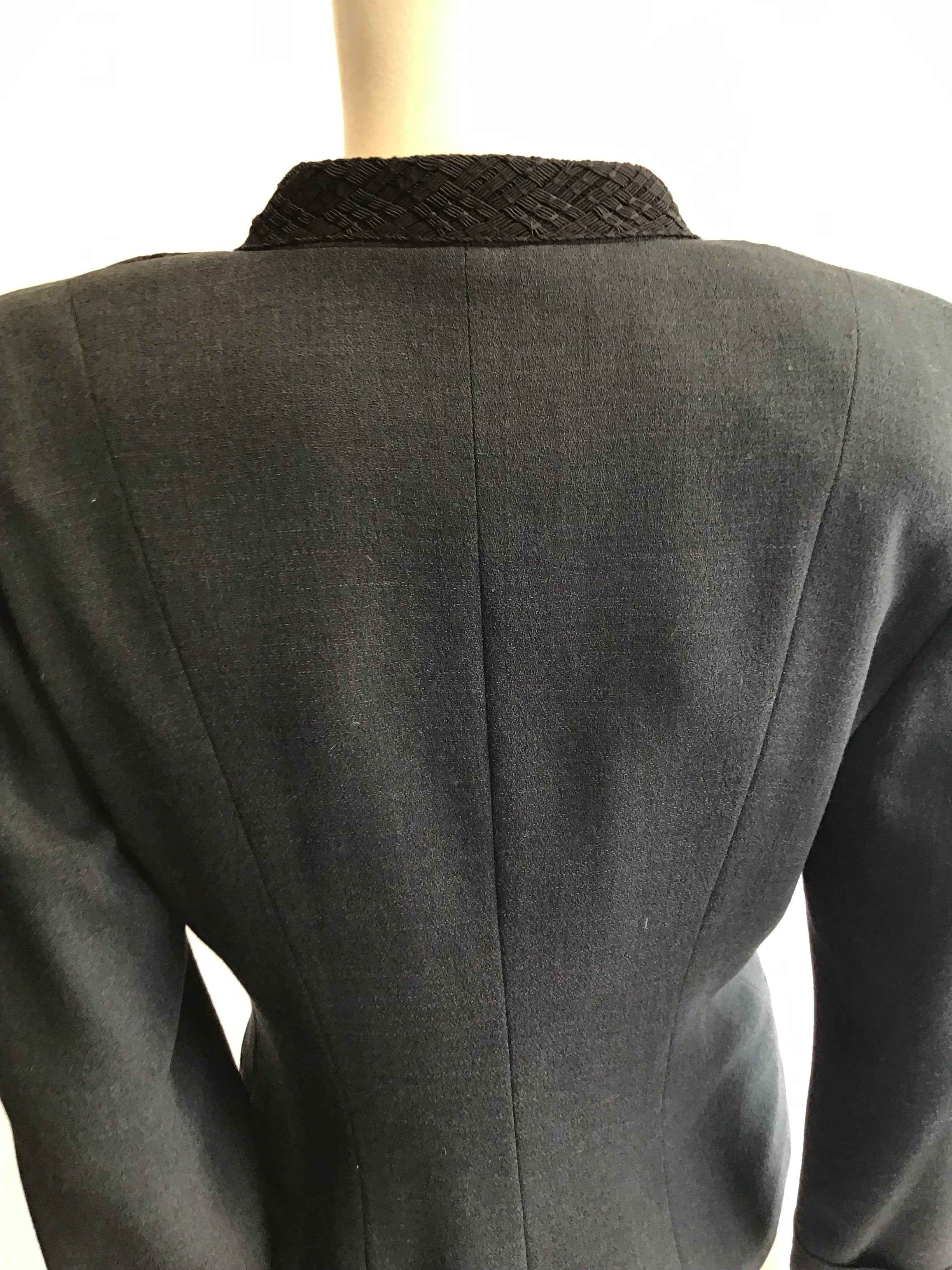 1980’s Slate Blue Wool Zelda Jacket Size 6