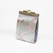 Butterfly & Dragonfly Brocade RFID Card Holder