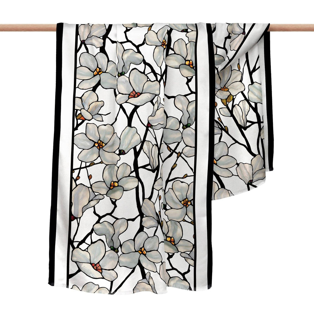 Tiffany Magnolia Silk Blend Shawl – Lightweight Dressy Wrap for Women
