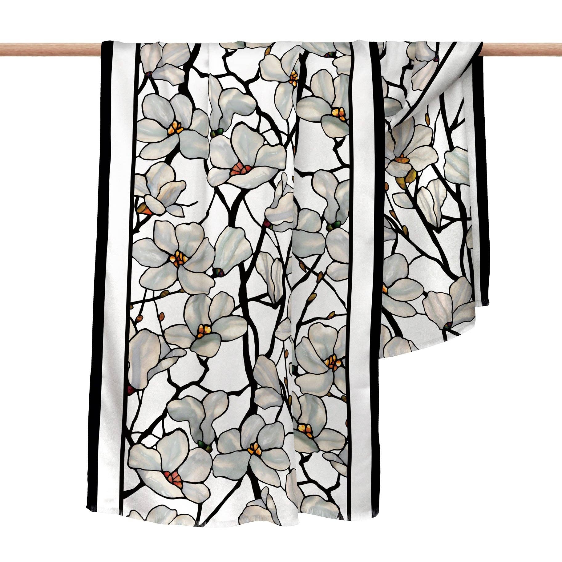 Tiffany Magnolia Silk Blend Shawl – Lightweight Dressy Wrap for Women
