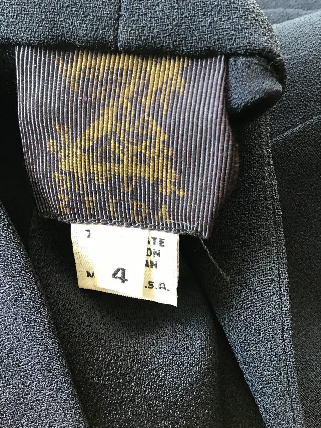 1980’s Blue Crepe Zelda Jacket Size 4