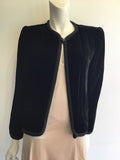 1990’s Ungaro Black Velvet Jacket Size 6