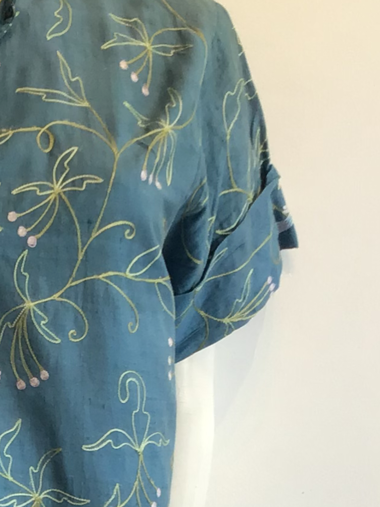 1950’s Cotton Blue Top and Capri Pants Set Size 4