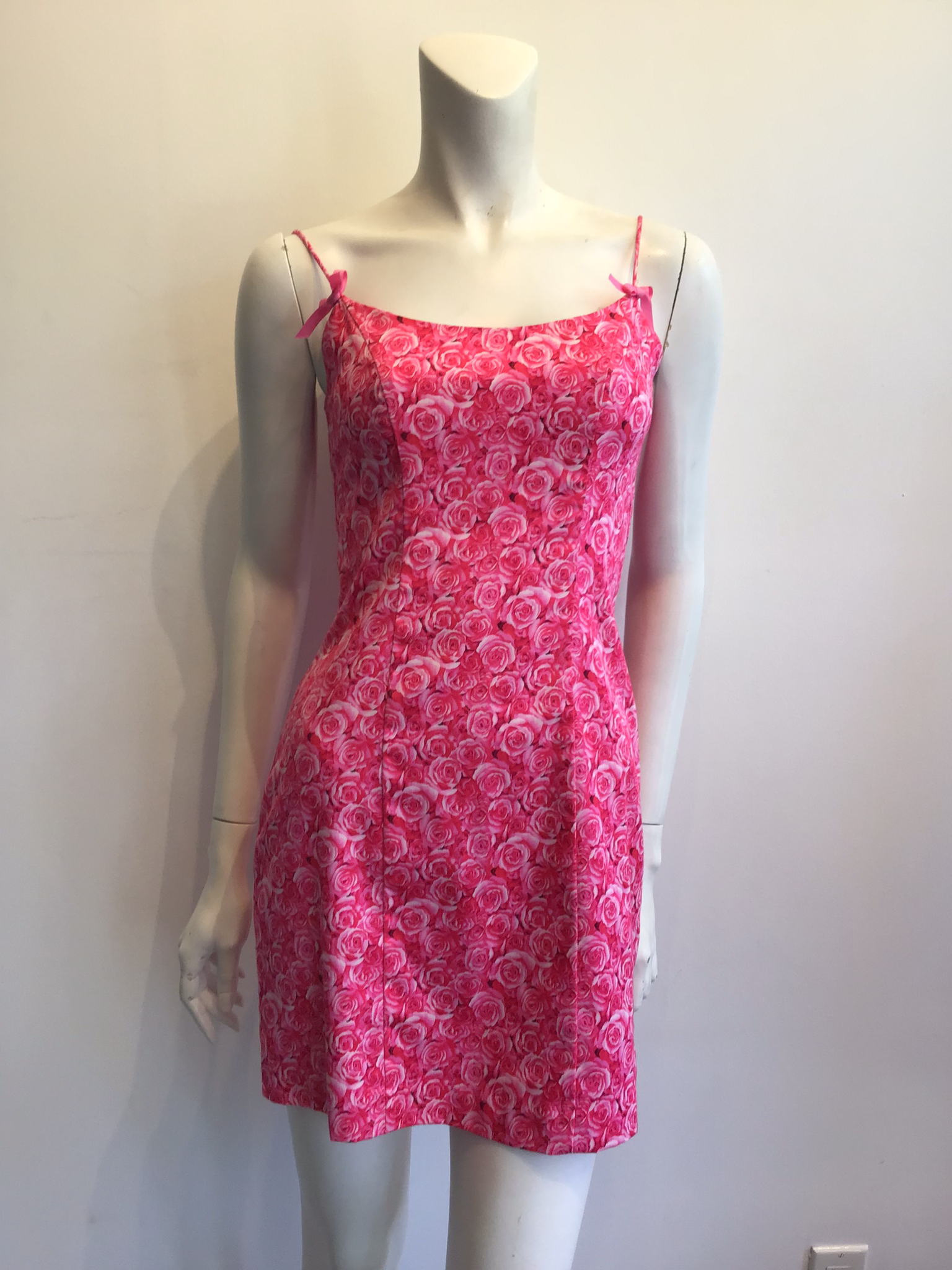 2000s Pink Cynthia Rawley Cotton Dress Size 2