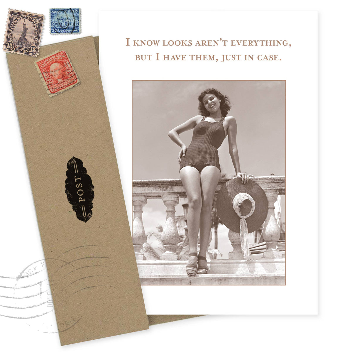 Looks Aren't Everything, I Have Them In Case Birthday Card