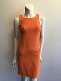 2000’s Orange Lycra Cotton Blend Dress Size 4