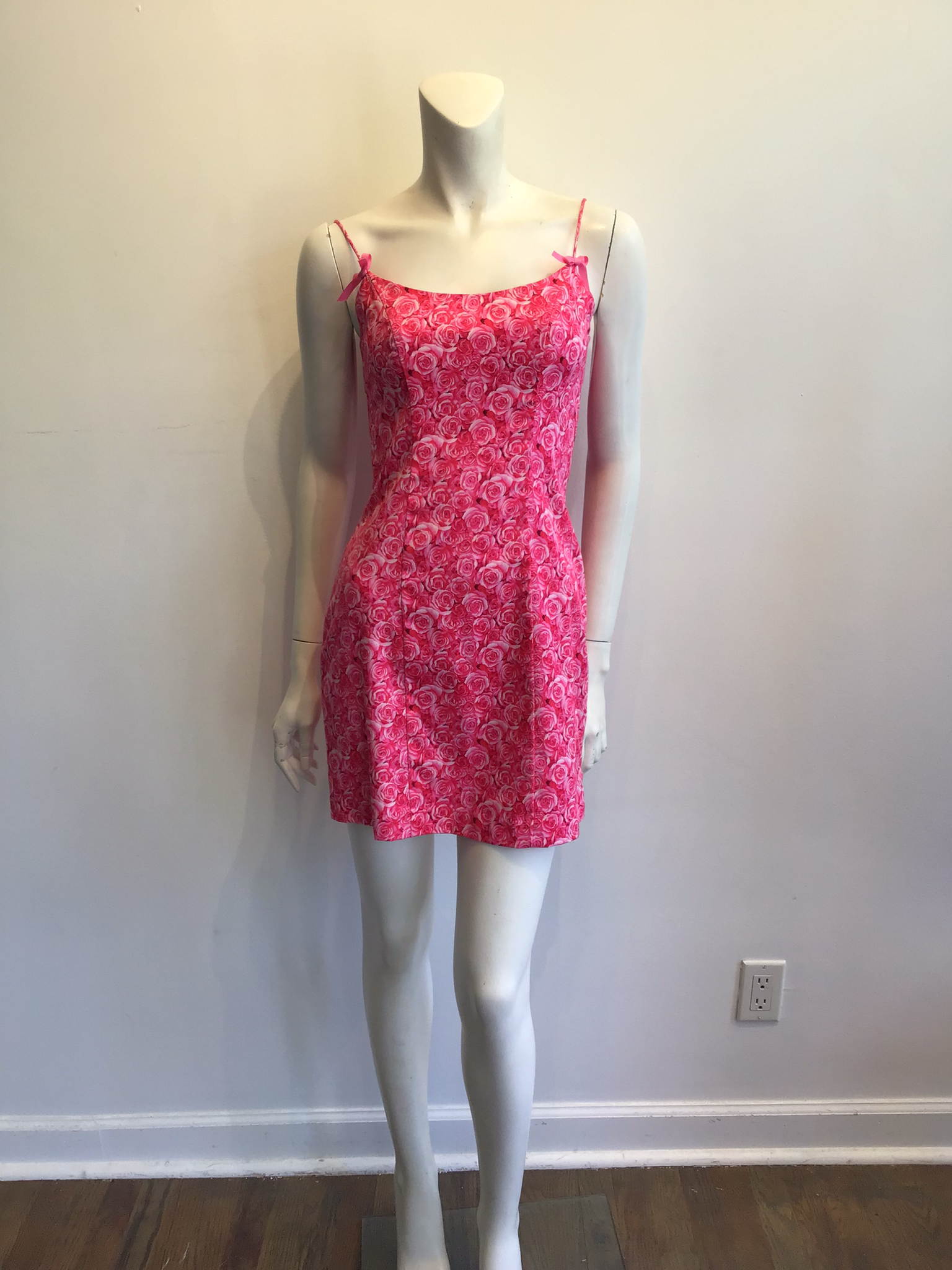 2000s Pink Cynthia Rawley Cotton Dress Size 2