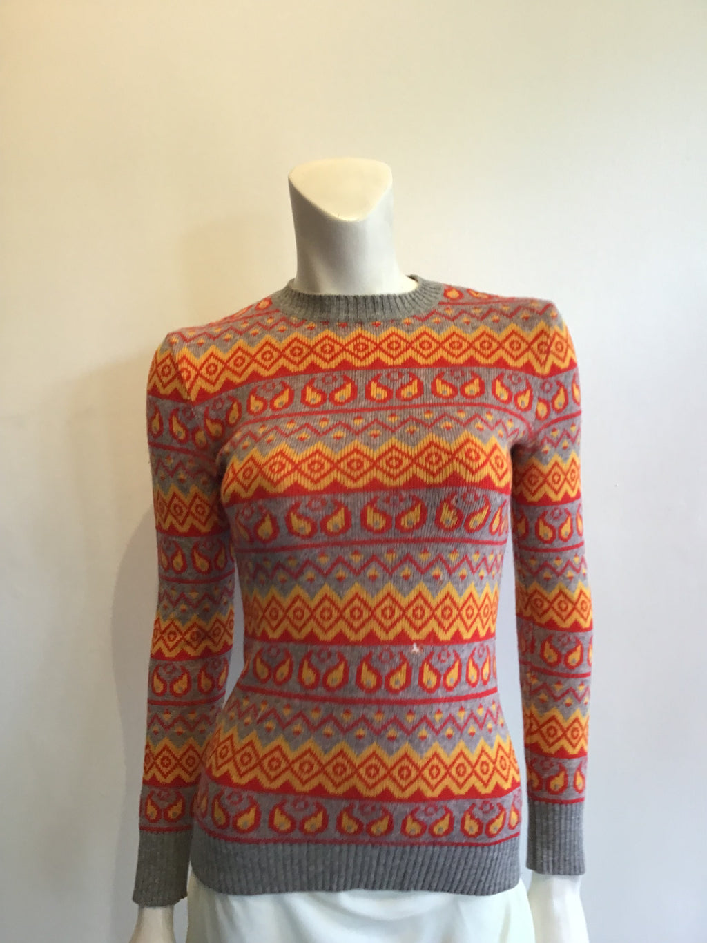 1970’s Valentino Multicolor Wool Sweater Size 6