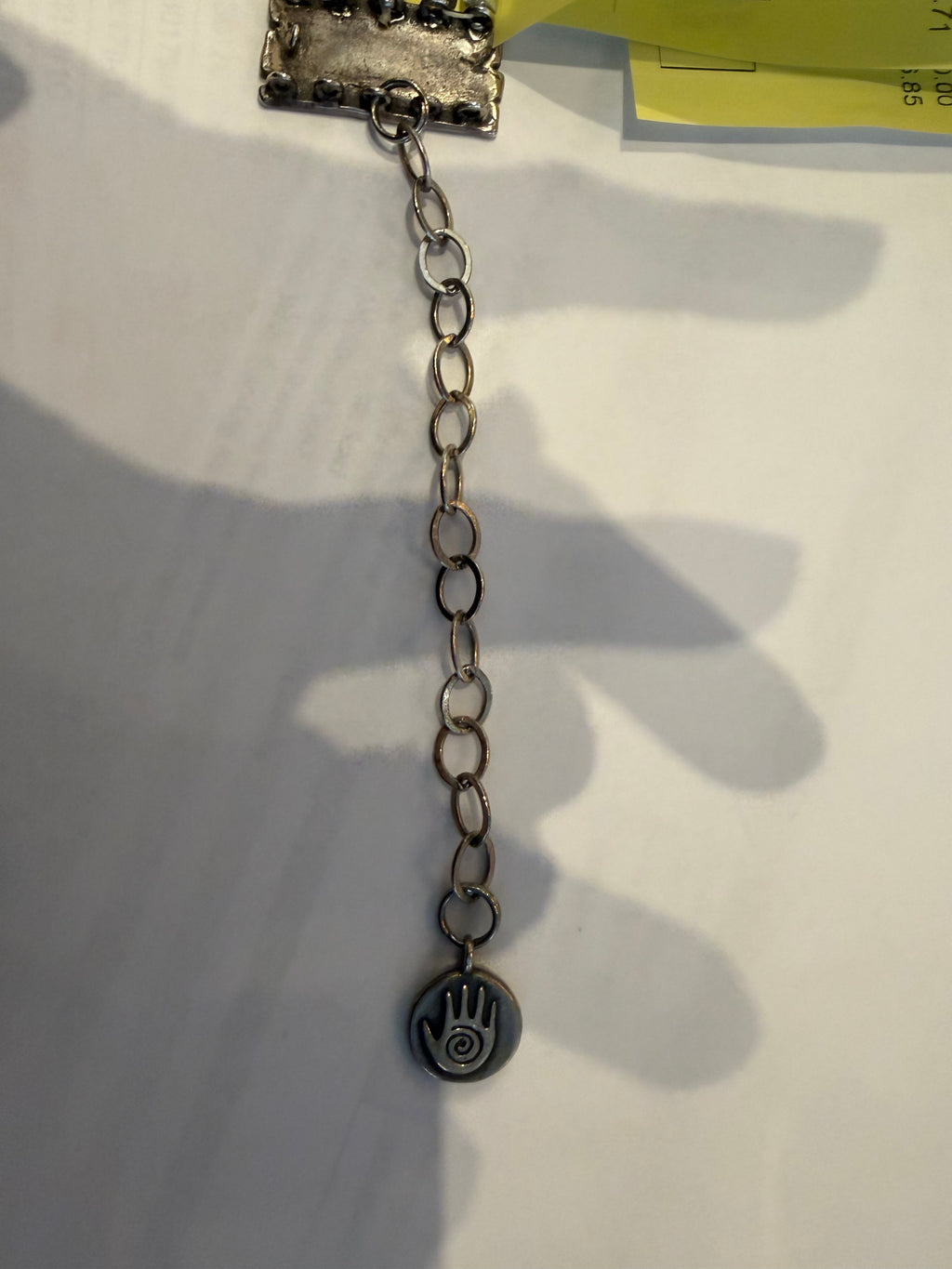 STERLING SILVER /CRYSTAL VINTAGE CHOKER SIGNED MARY & DOUG HANCOCK