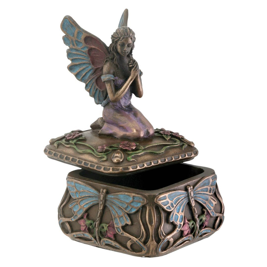 Dragonfly Fairy Colorful Trinket Box