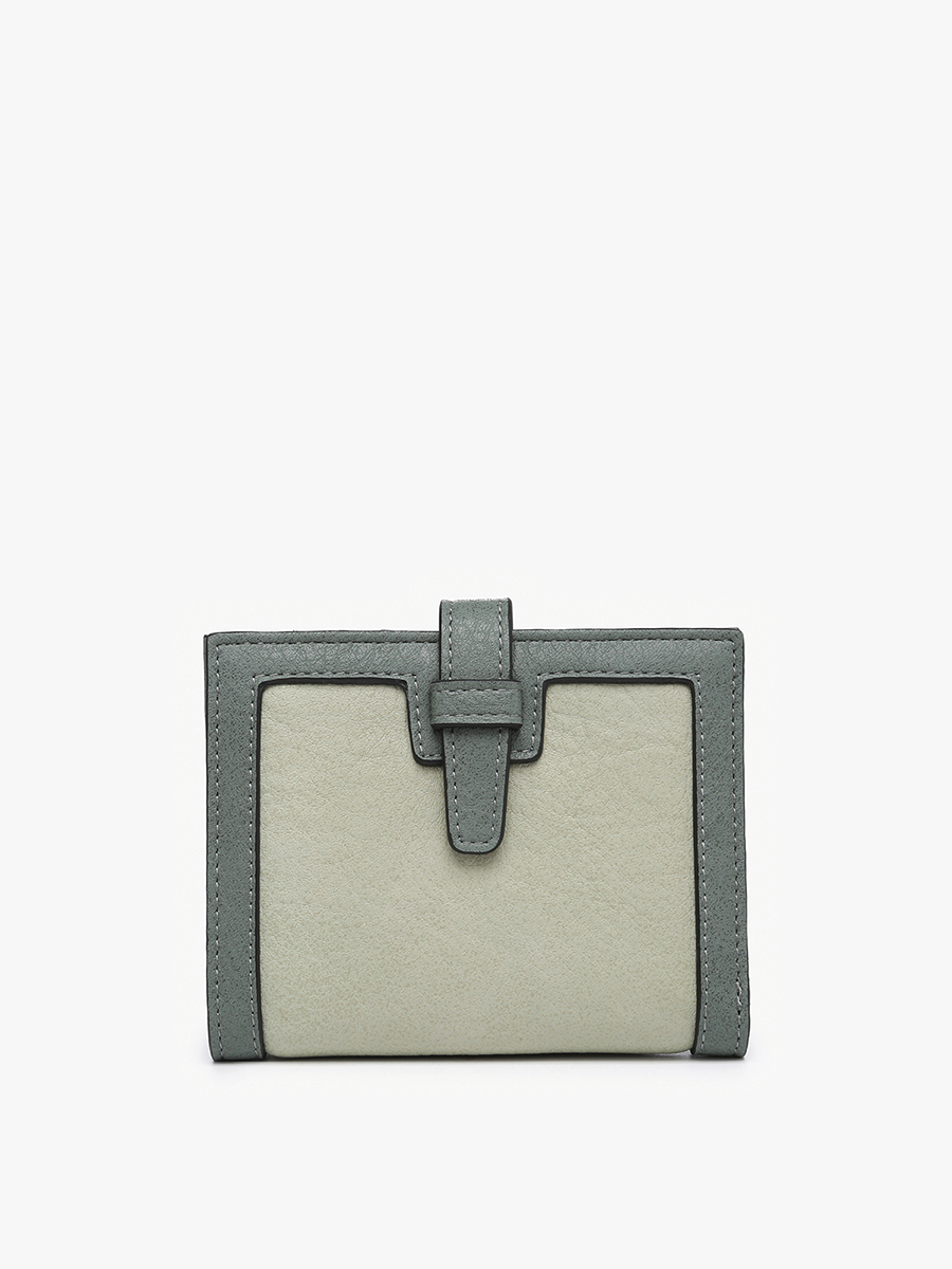 Bessie Canvas Wallet w/ Slip Closure | WL2066
