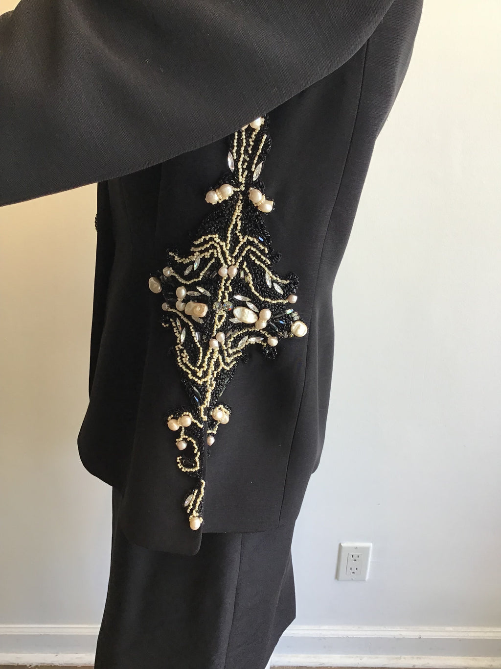 1990’s Wool Blend Bagley Mischka  Evening Suit Size 8