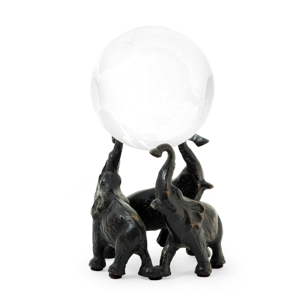 Metal Elephant Ball Holder