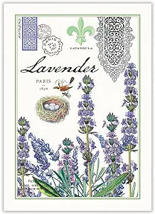 michel design lavender rosemary kitchen towel 
